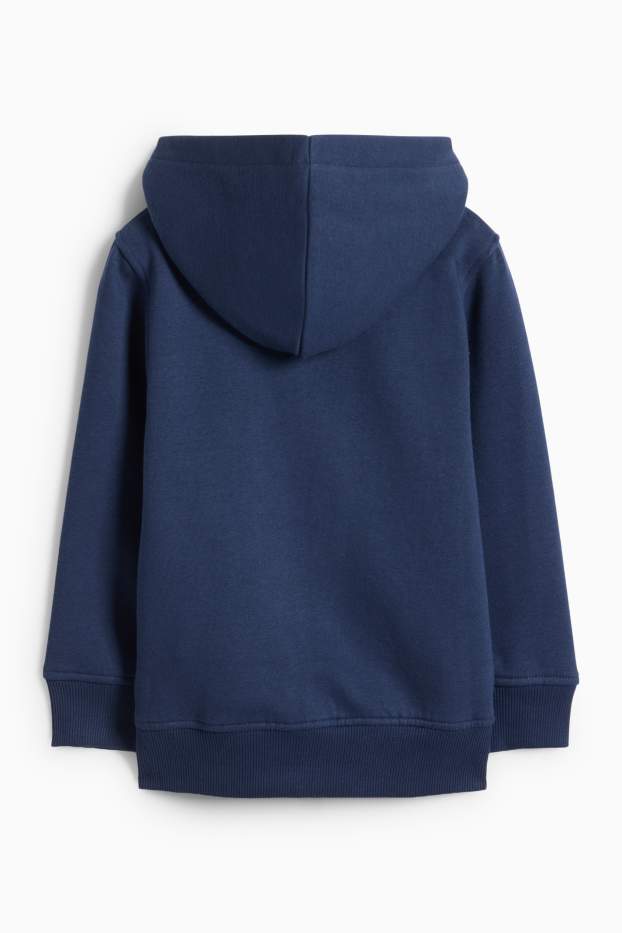 Děti - chlapci - Tepláková bunda - tmavomodrá