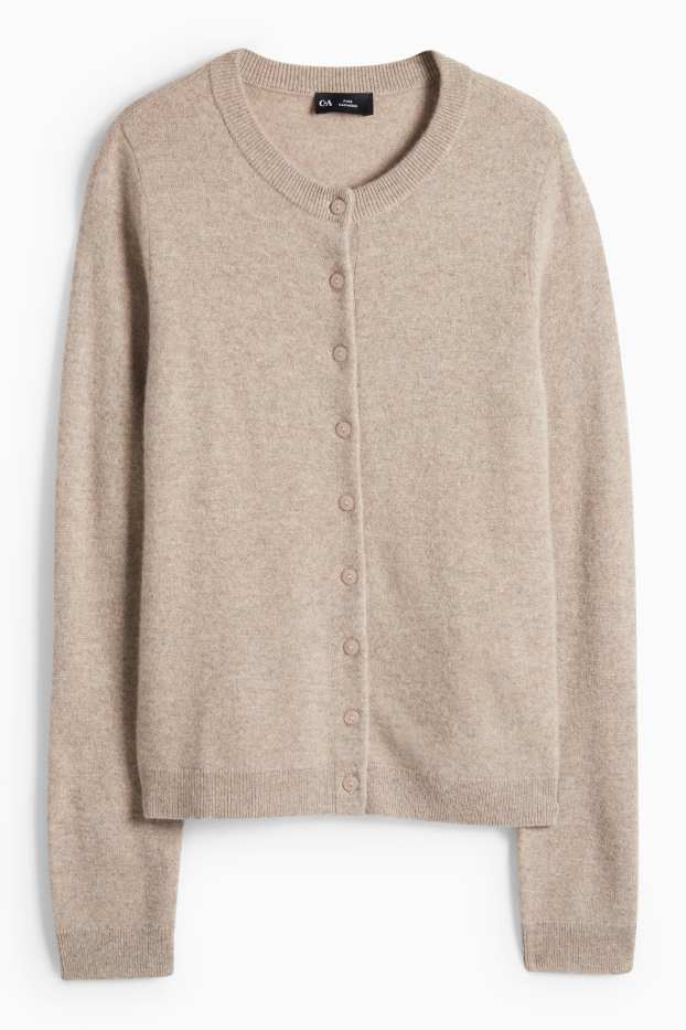 Dona - Jaqueta de punt de caixmir - beix clar