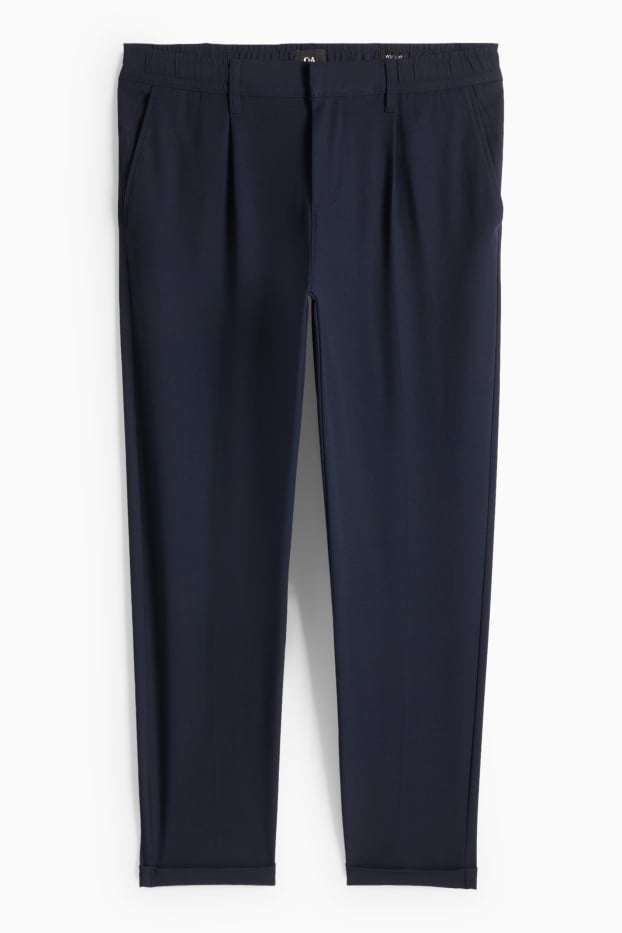 Home - Xinos - tapered fit - estructurats - blau fosc