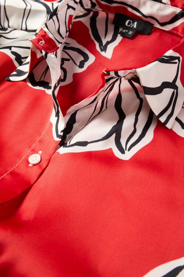 Femmes - Chemisier - orange foncé