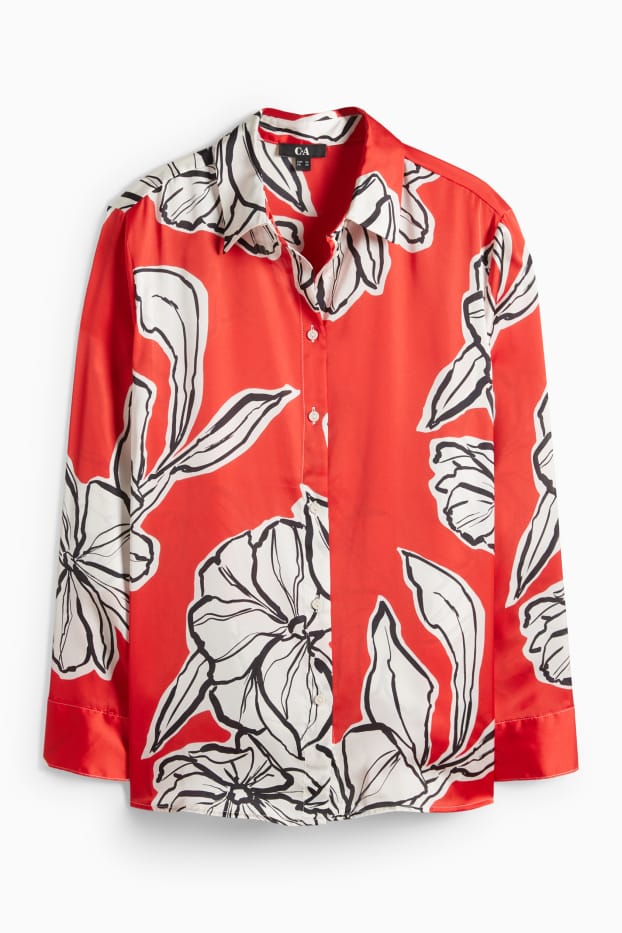 Femmes - Chemisier - orange foncé