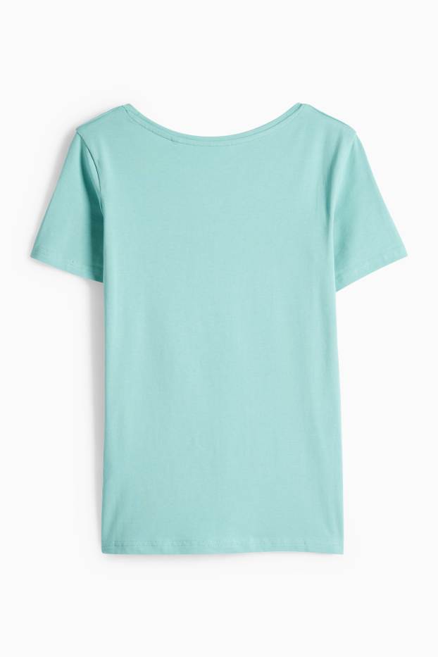 Damen - T-Shirt - Slim Fit - hellgrün