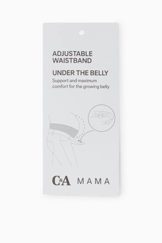 Donna - Pantaloni sportivi premaman - beige chiaro