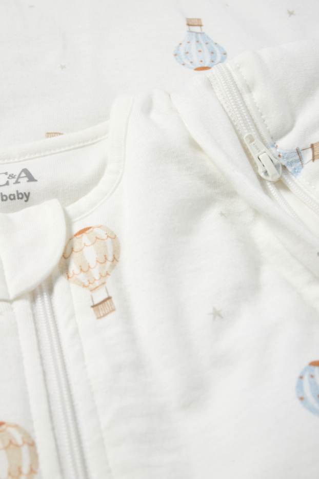 Unisex - Heißluftballon - Baby-Schlafsack - 6-18 Monate - weiss