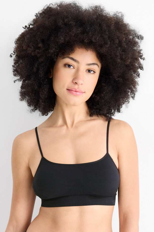 Dona - Bustier - sense costures - negre