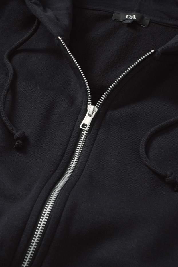 Femei - Bluză de molton - negru