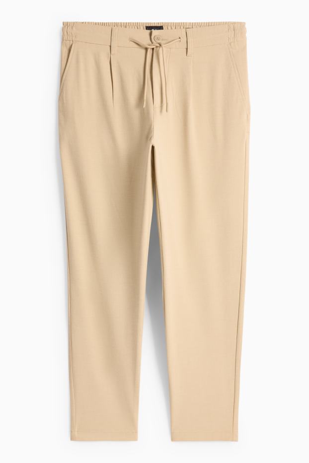 Men - Chinos - tapered fit - beige