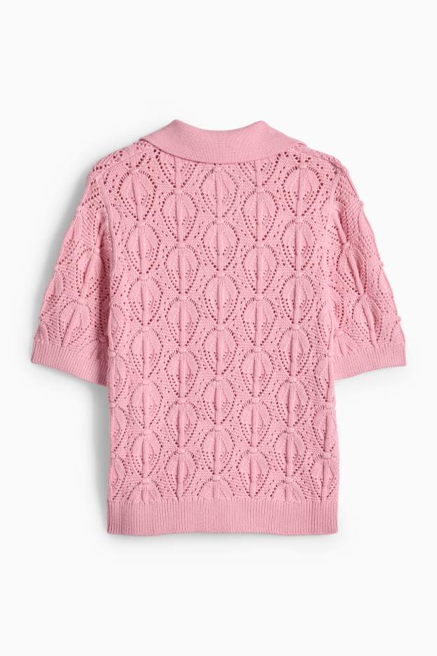 Femei - Pulover - roz