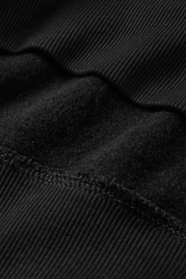 Děti - chlapci - Minecraft - mikina s kapucí - černá