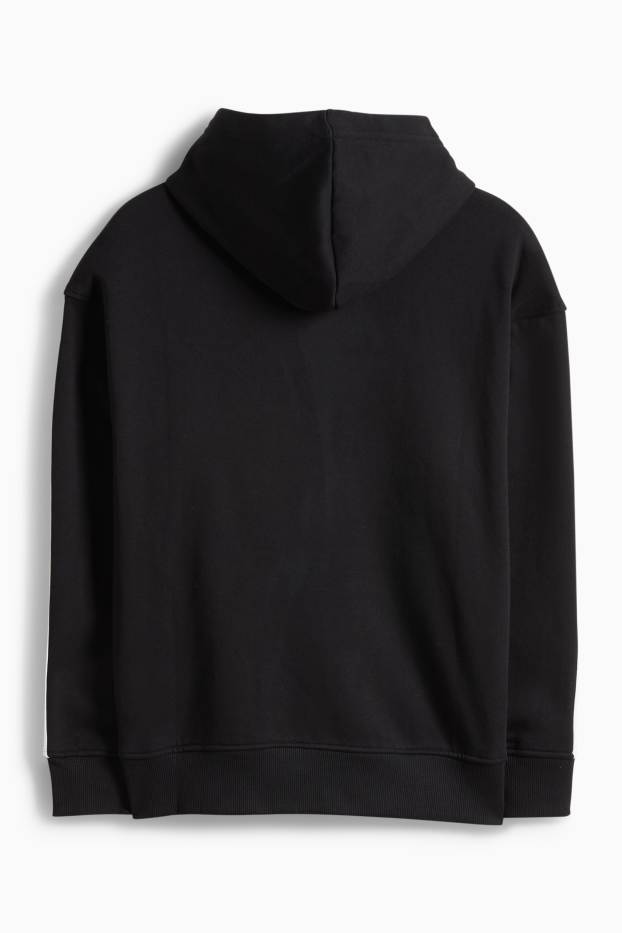 Děti - chlapci - Minecraft - mikina s kapucí - černá