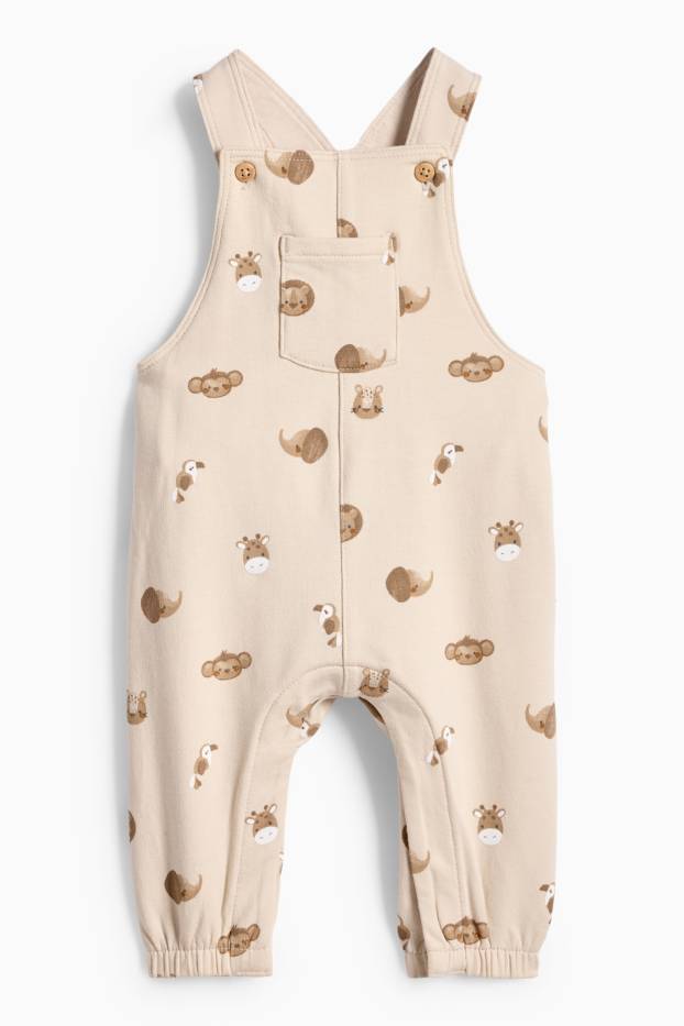 Baby Boys - Newborn outfit - white / beige