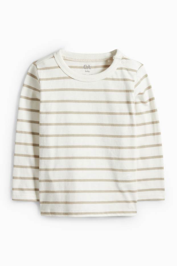 Bébés garçons - Tenue bébé - 3 pièces - vert / blanc crème