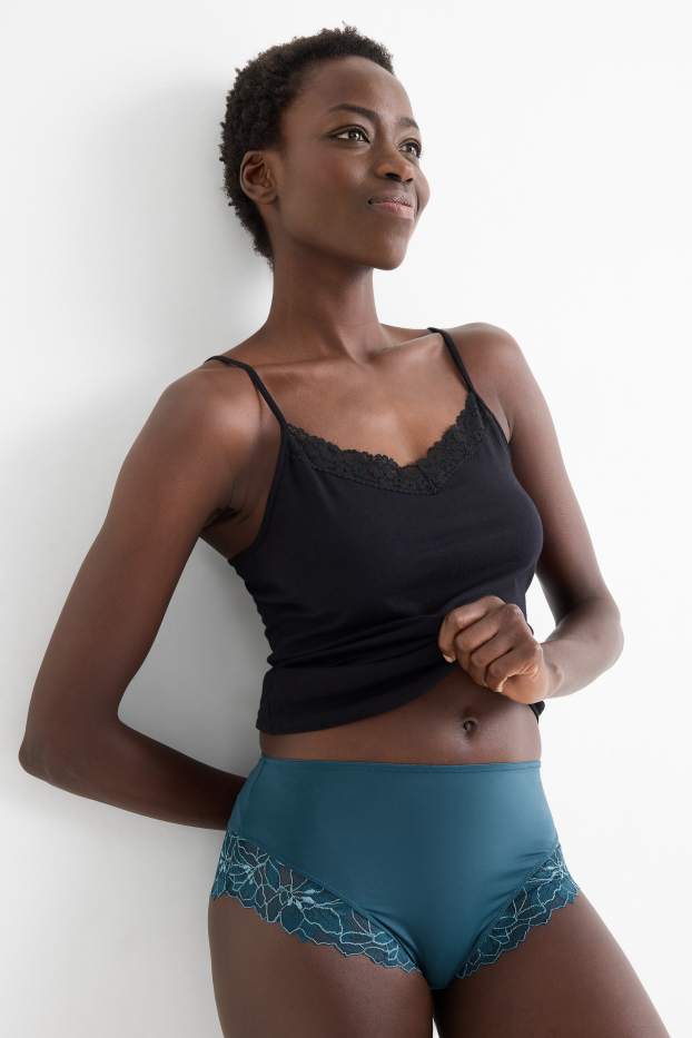 Women - Knickers - dark green