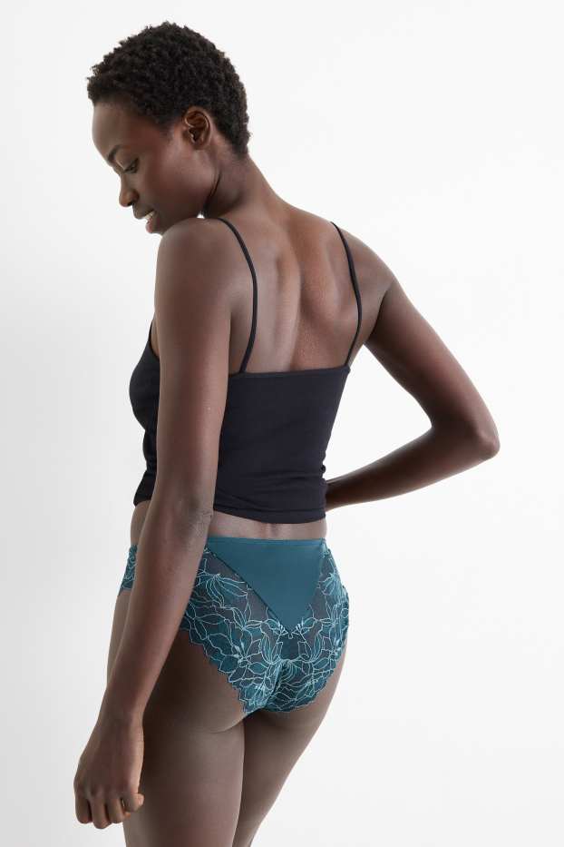 Women - Knickers - dark green