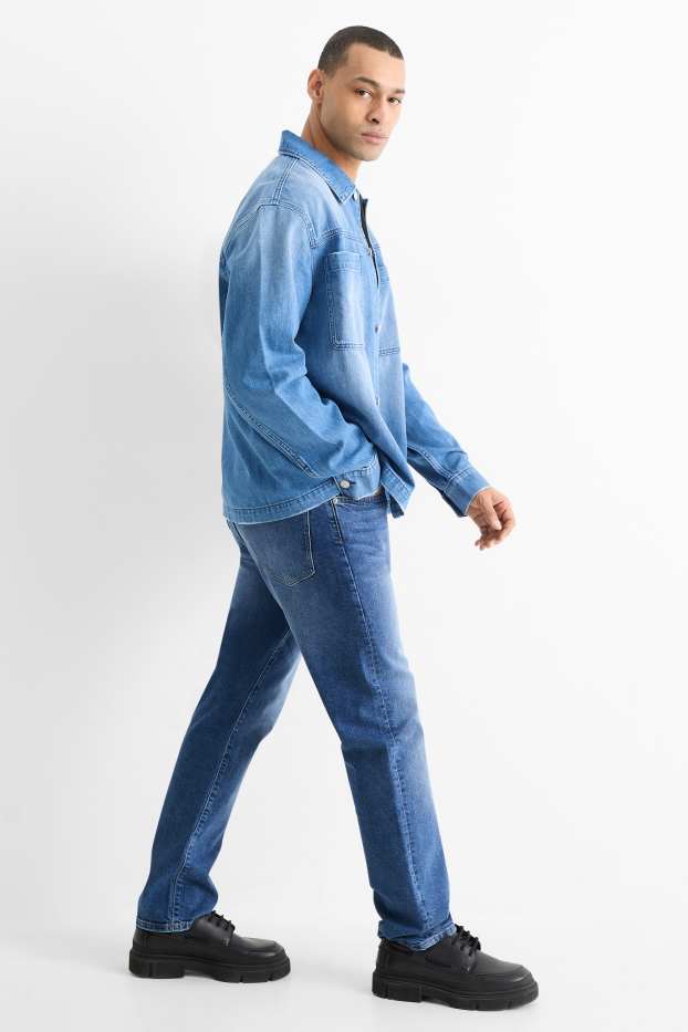 Men - Straight jeans - blue denim