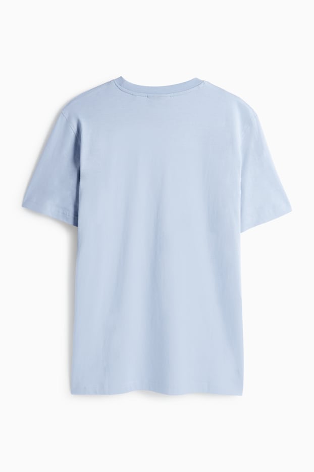 Hommes - T-shirt - regular fit - bleu clair
