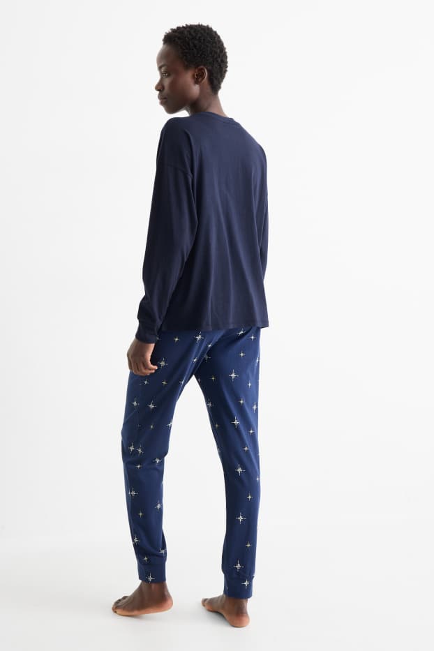 Femmes - Pyjama - Peanuts - bleu foncé