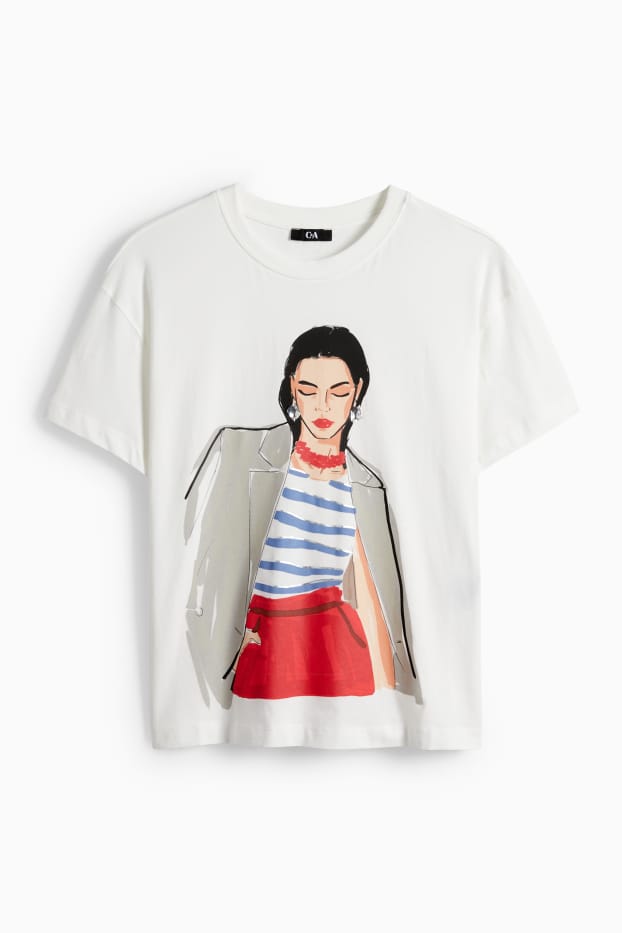 Femei - Tricou - alb