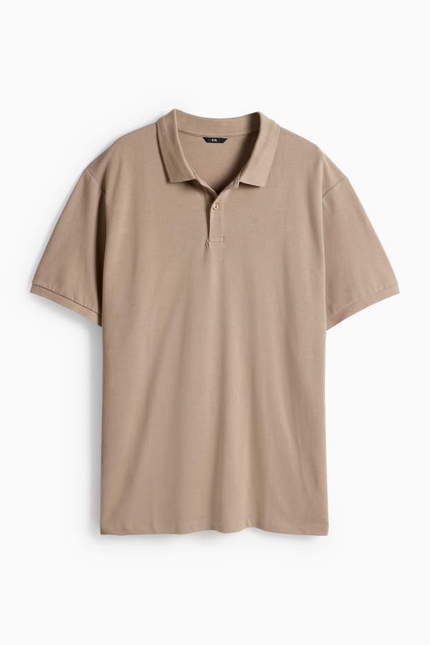 Hommes - Polo - regular fit - taupe
