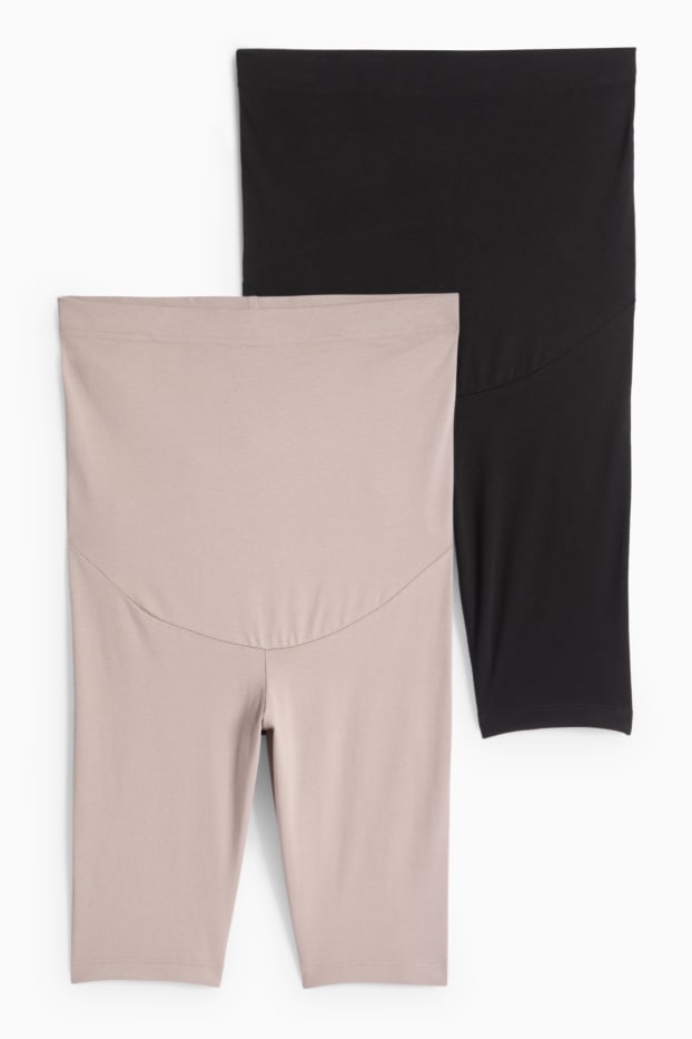 Donna - Pantaloni premaman - nero / beige