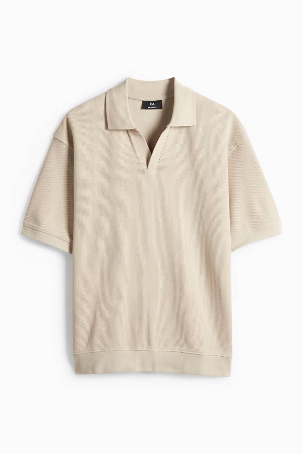 Hommes - Polo - beige