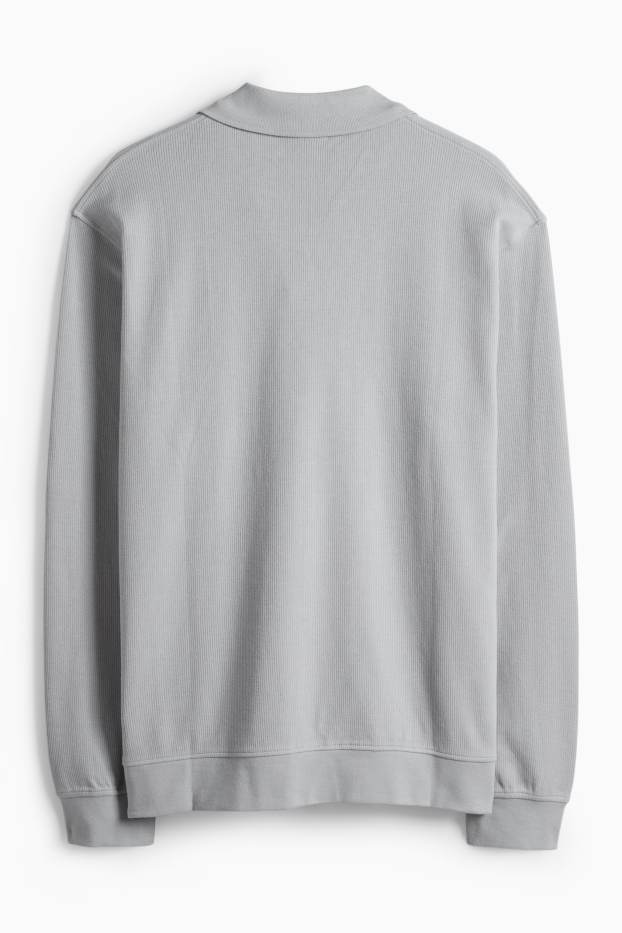 Bărbați - Tricou polo - gri