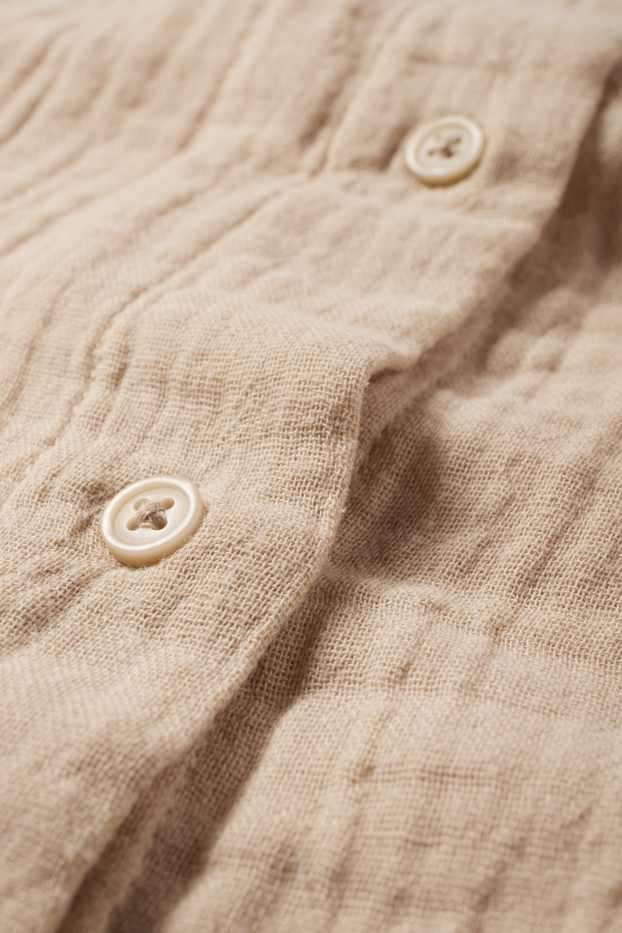 Damen - Musselin-Bluse - beige