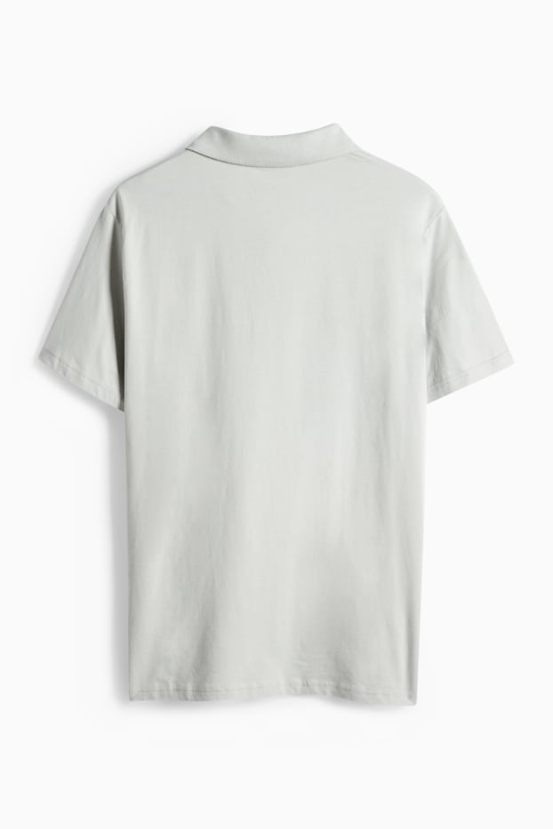 Hommes - Polo - regular fit - gris clair