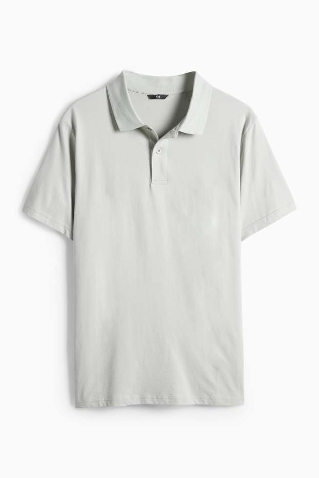 Hommes - Polo - regular fit - gris clair