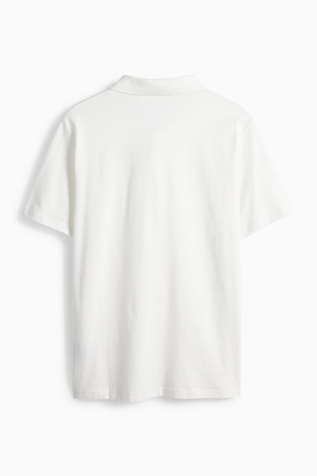 Heren - Poloshirt - regular fit - wit