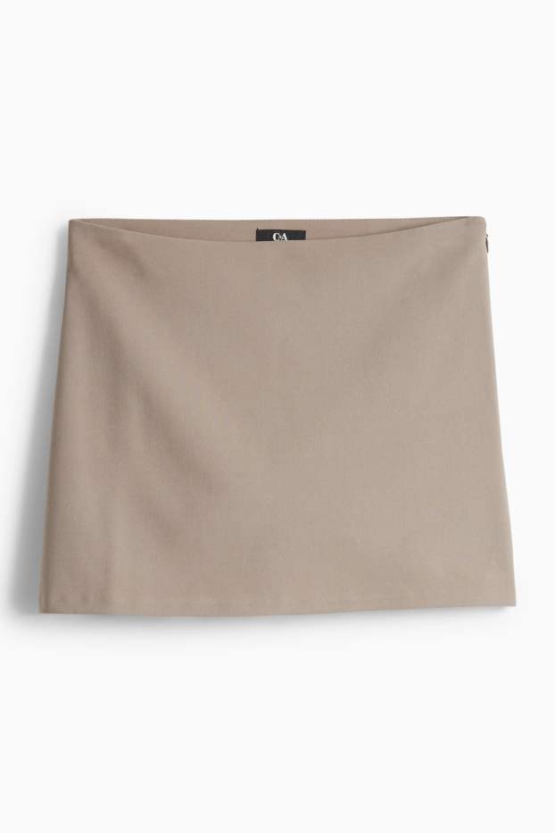 Damen - Skort - taupe