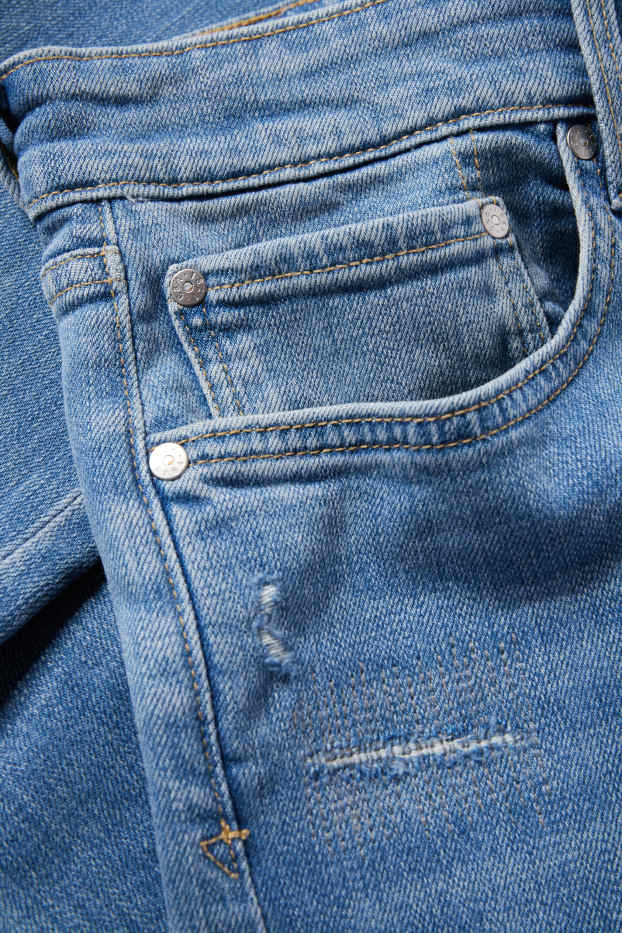 Hommes - Slim tapered jean - jean bleu clair