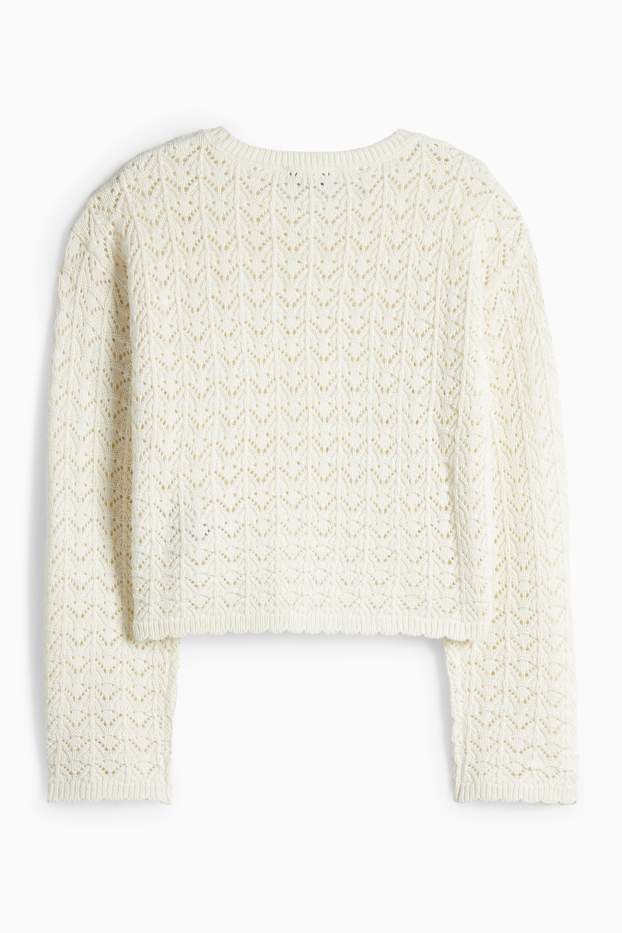 Children Girls - Jumper - cremewhite