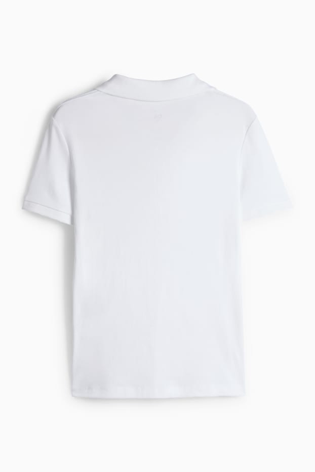 Dámské - Polokošile - regular fit - bílá