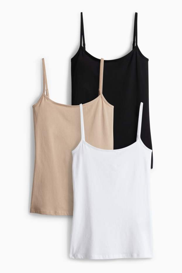 Femmes - Lot de 2 - caracos - blanc