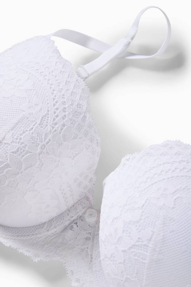 Dames - BH met beugels - FULL COVERAGE - voorgevormd - wit