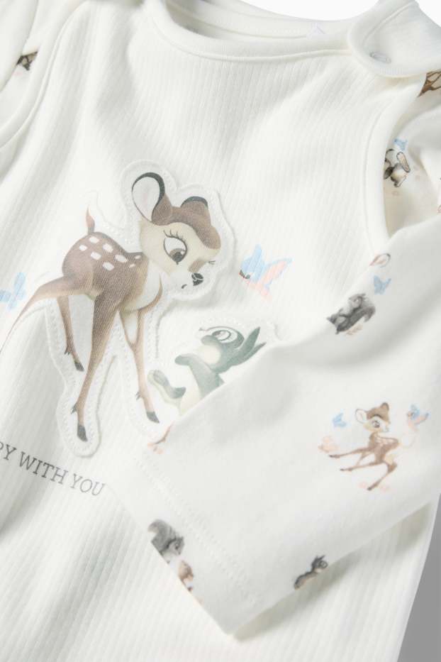 Miminka - dívky - Sada dětského overalu - bílá