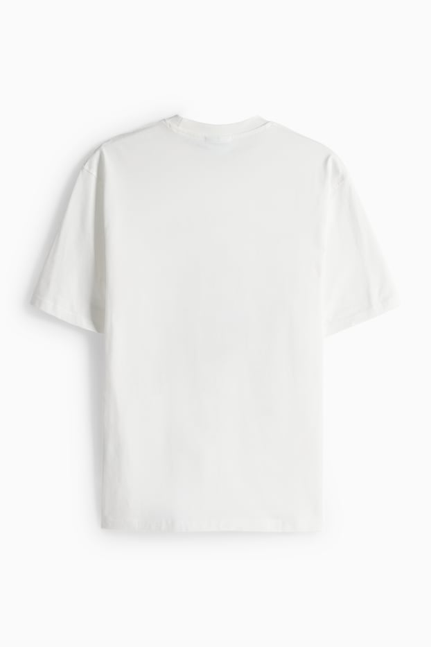 Bărbați - Tricou - relaxed fit - Garfield - alb