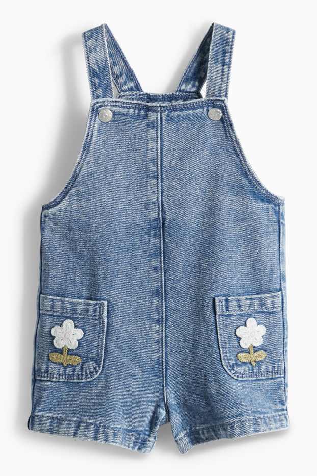 Miminka - dívky - Outfit pro miminka - džíny - světle modré