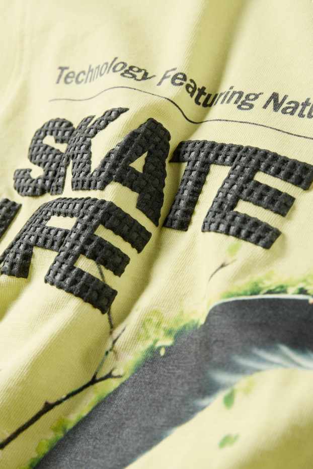 Kinder Jungen - Kopfhörer - Kurzarmshirt - gelb