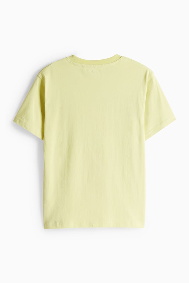 Kinder Jungen - Kopfhörer - Kurzarmshirt - gelb