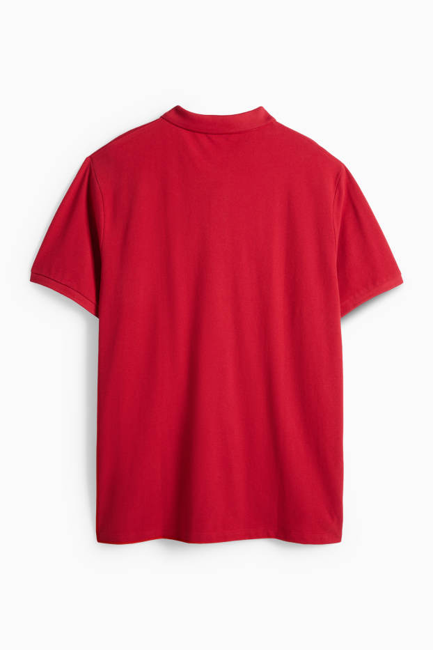 Bărbați - Tricou polo - roșu