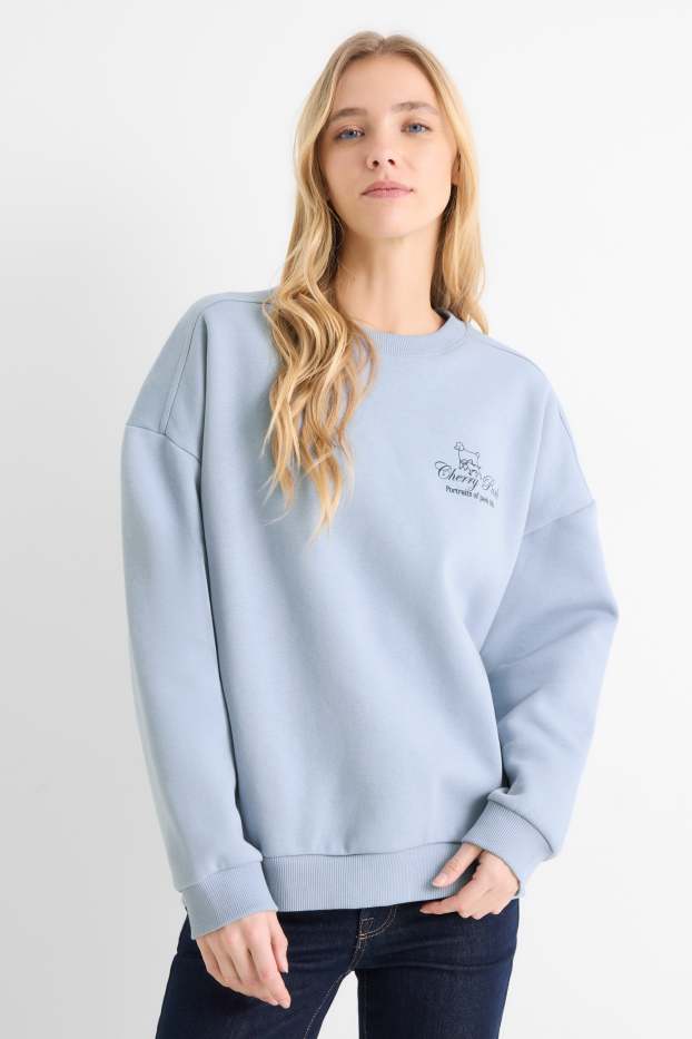 Dona - Dessuadora oversized - blau