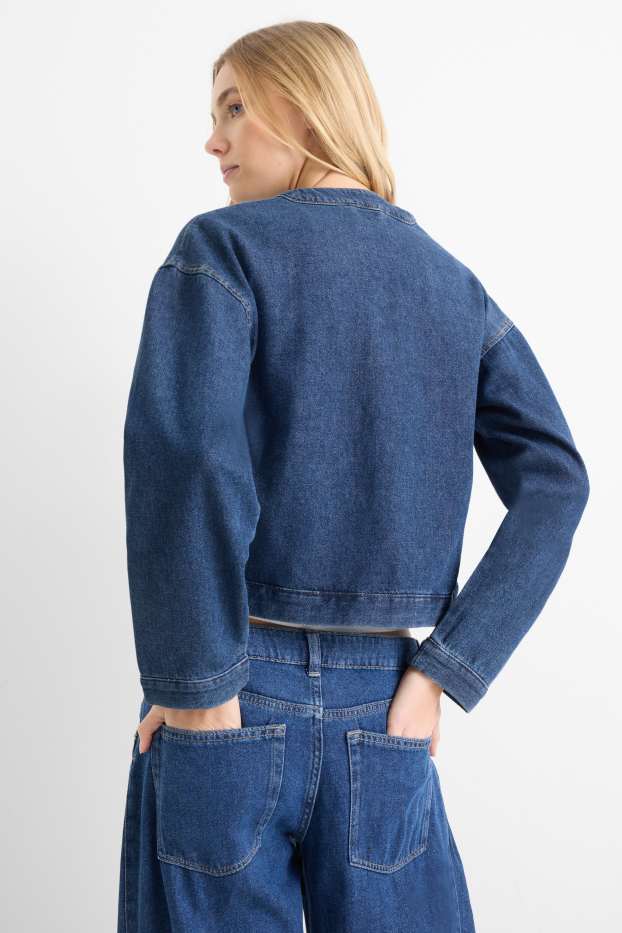 Femmes - Chemisier en jean - jean bleu