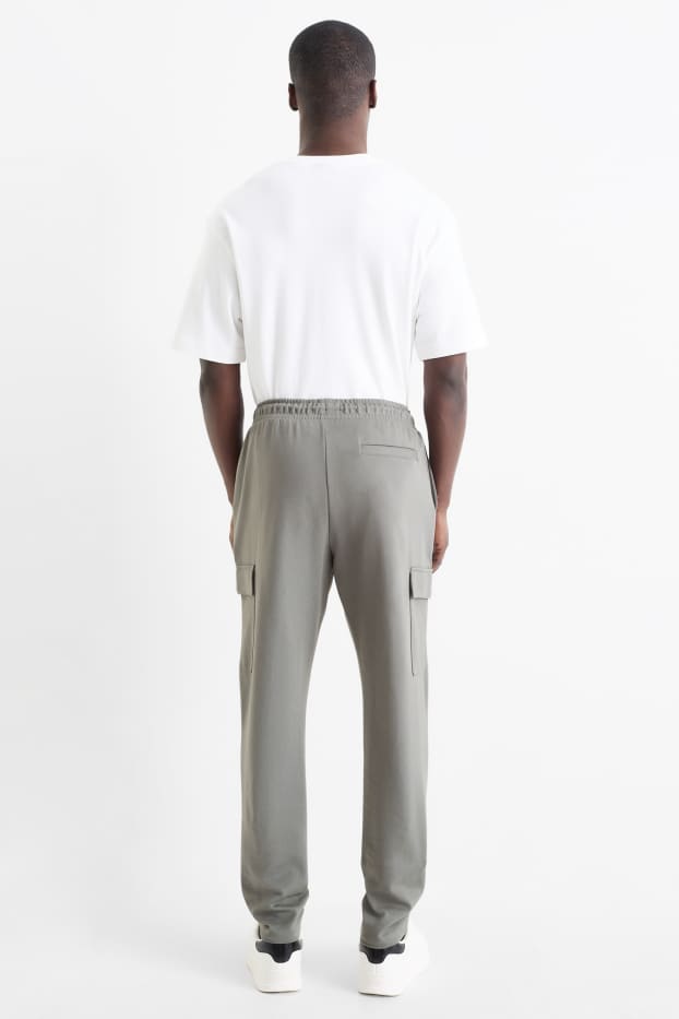 Bărbați - Pantaloni de trening cargo - verde