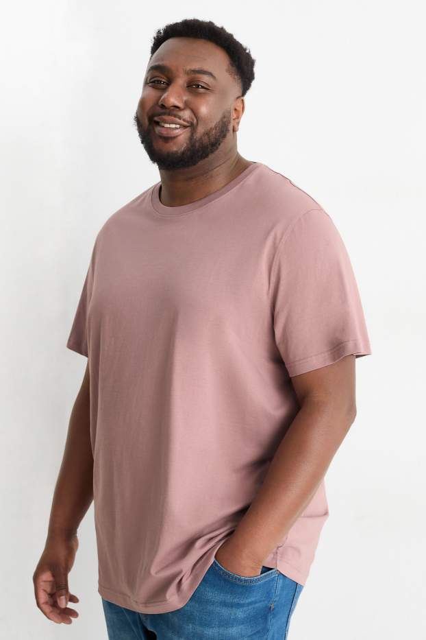 Bărbați - Tricou - regular fit - violet deschis