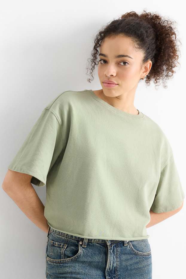 Femei - Tricou - verde deschis