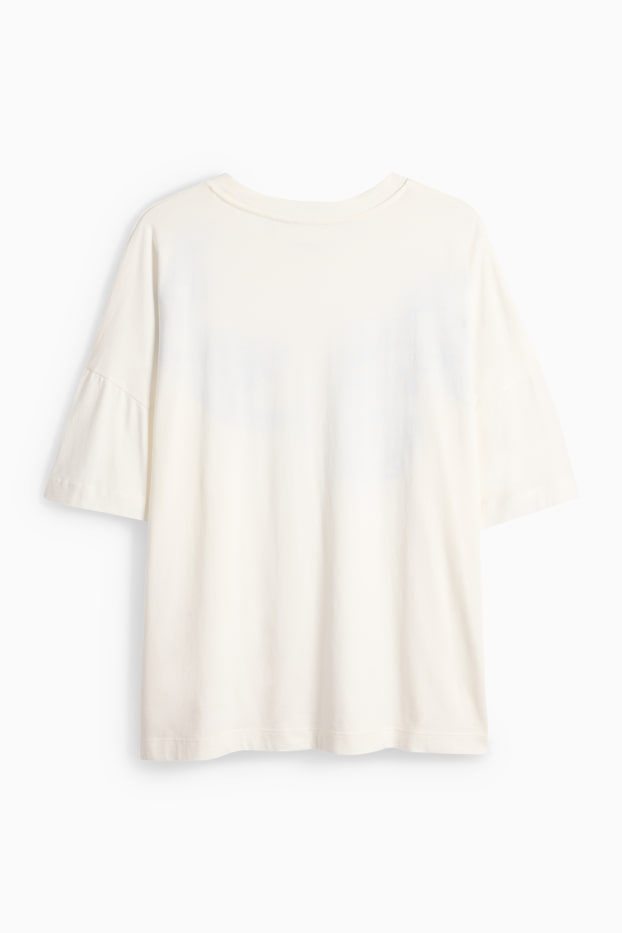 Femei - Tricou - alb-crem