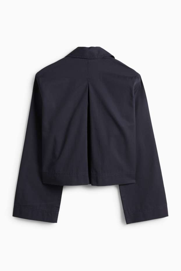 Femei - Geacă - albastru închis