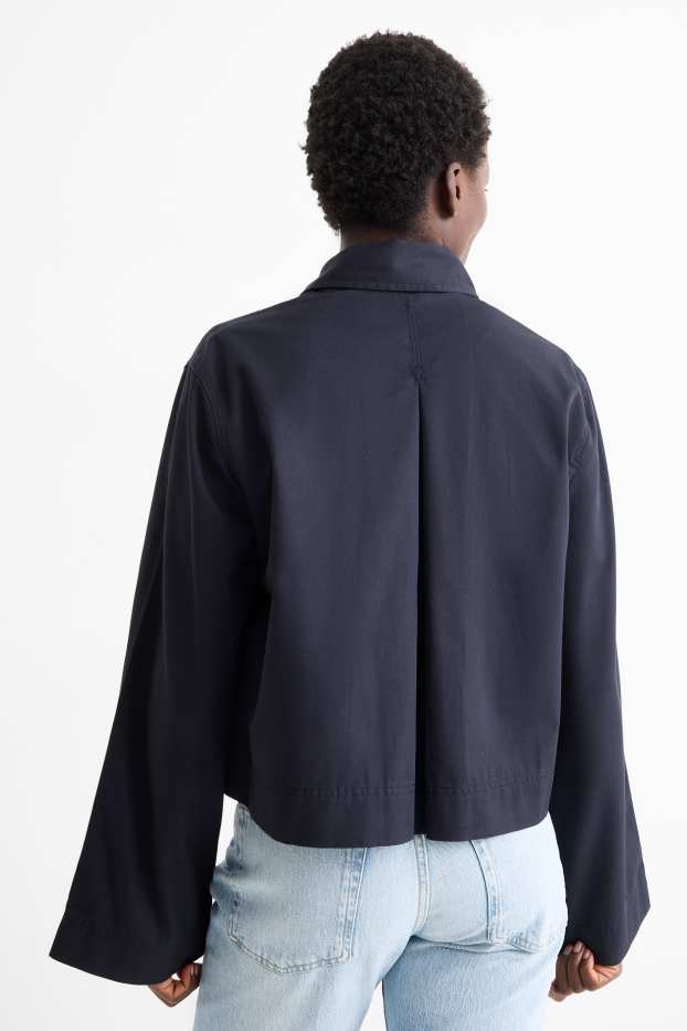 Femei - Geacă - albastru închis